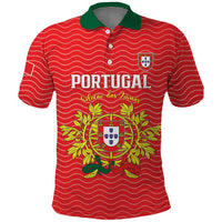 Custom Portugal Football 2026 Polo Shirt Team of the Quincunxes - Wonder Print Shop