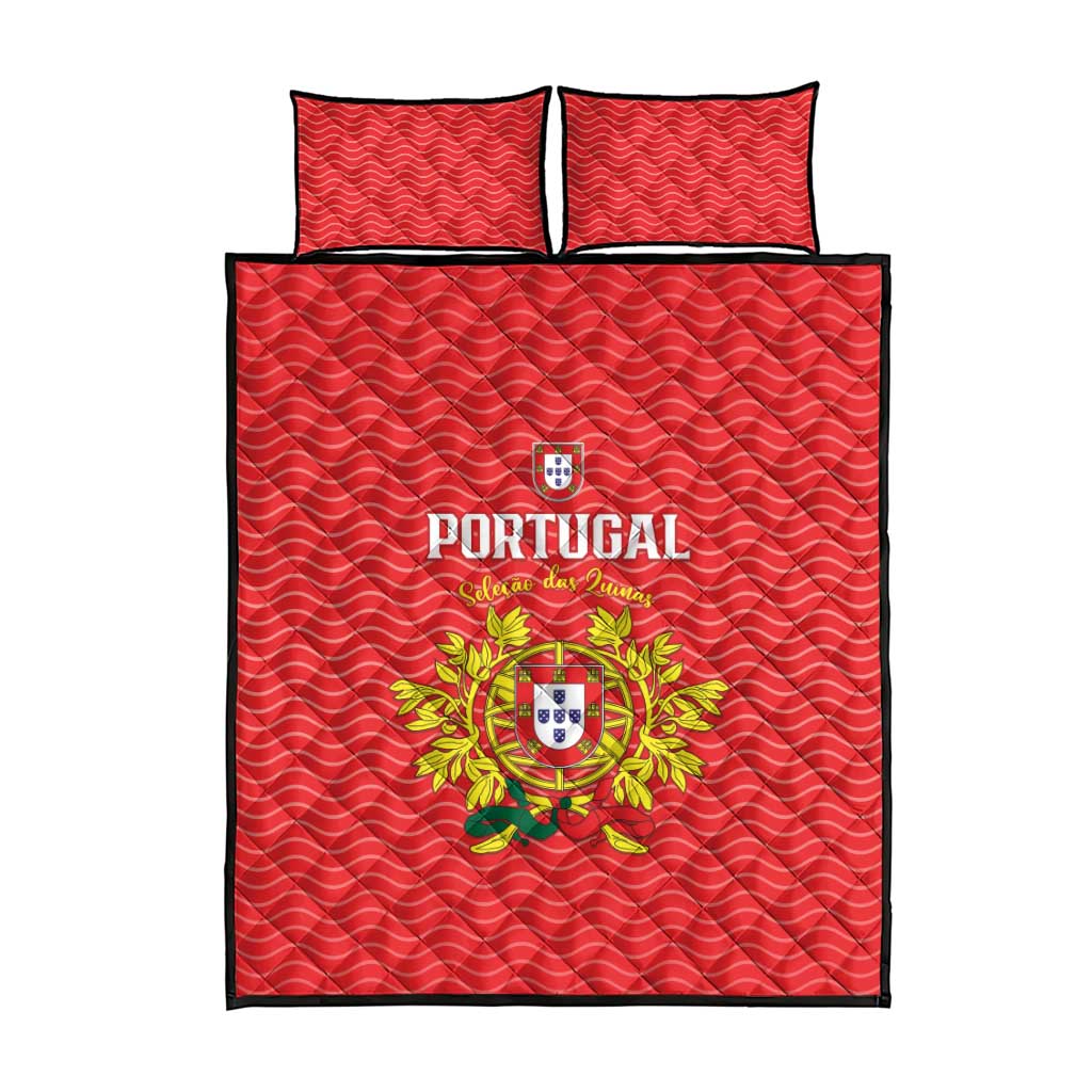 Portugal Football 2026 Quilt Bed Set Team of the Quincunxes - Wonder Print Shop