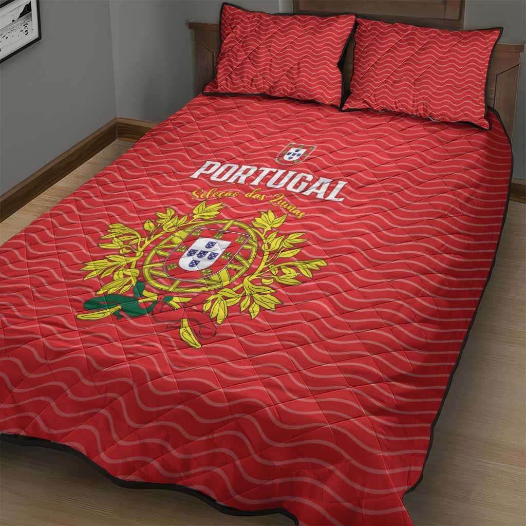 Portugal Football 2026 Quilt Bed Set Team of the Quincunxes - Wonder Print Shop
