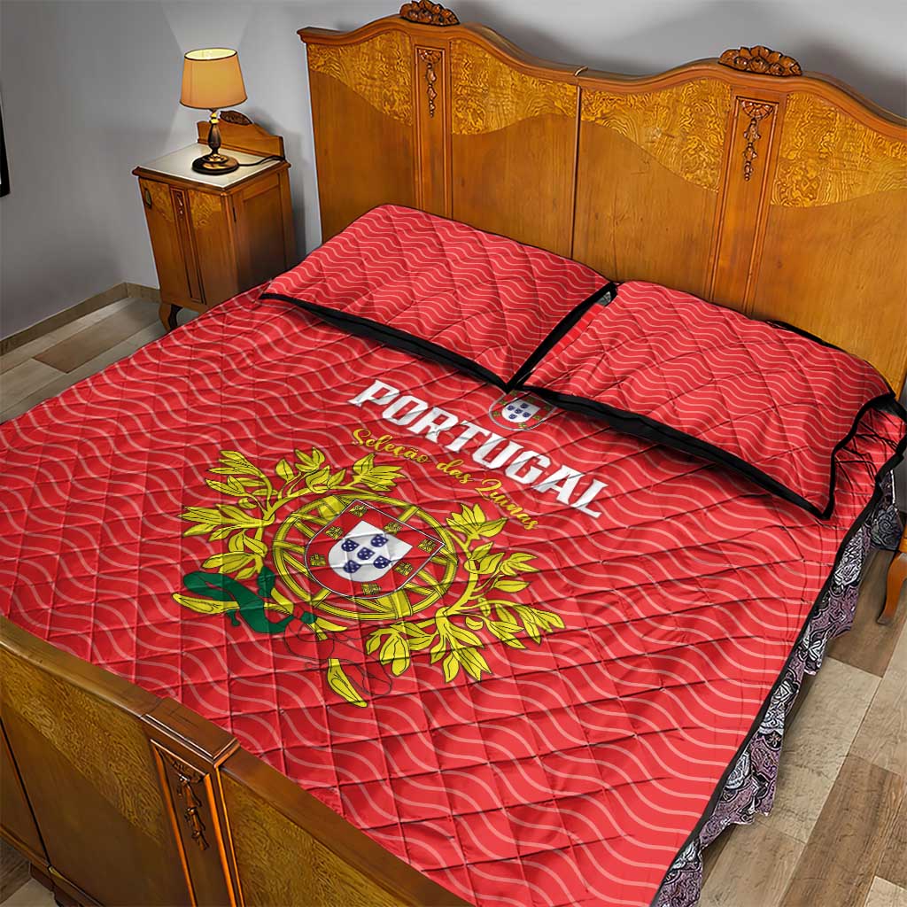 Portugal Football 2026 Quilt Bed Set Team of the Quincunxes - Wonder Print Shop
