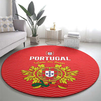 Portugal Football 2026 Round Carpet Team of the Quincunxes - Wonder Print Shop
