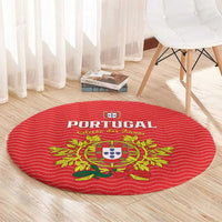 Portugal Football 2026 Round Carpet Team of the Quincunxes - Wonder Print Shop
