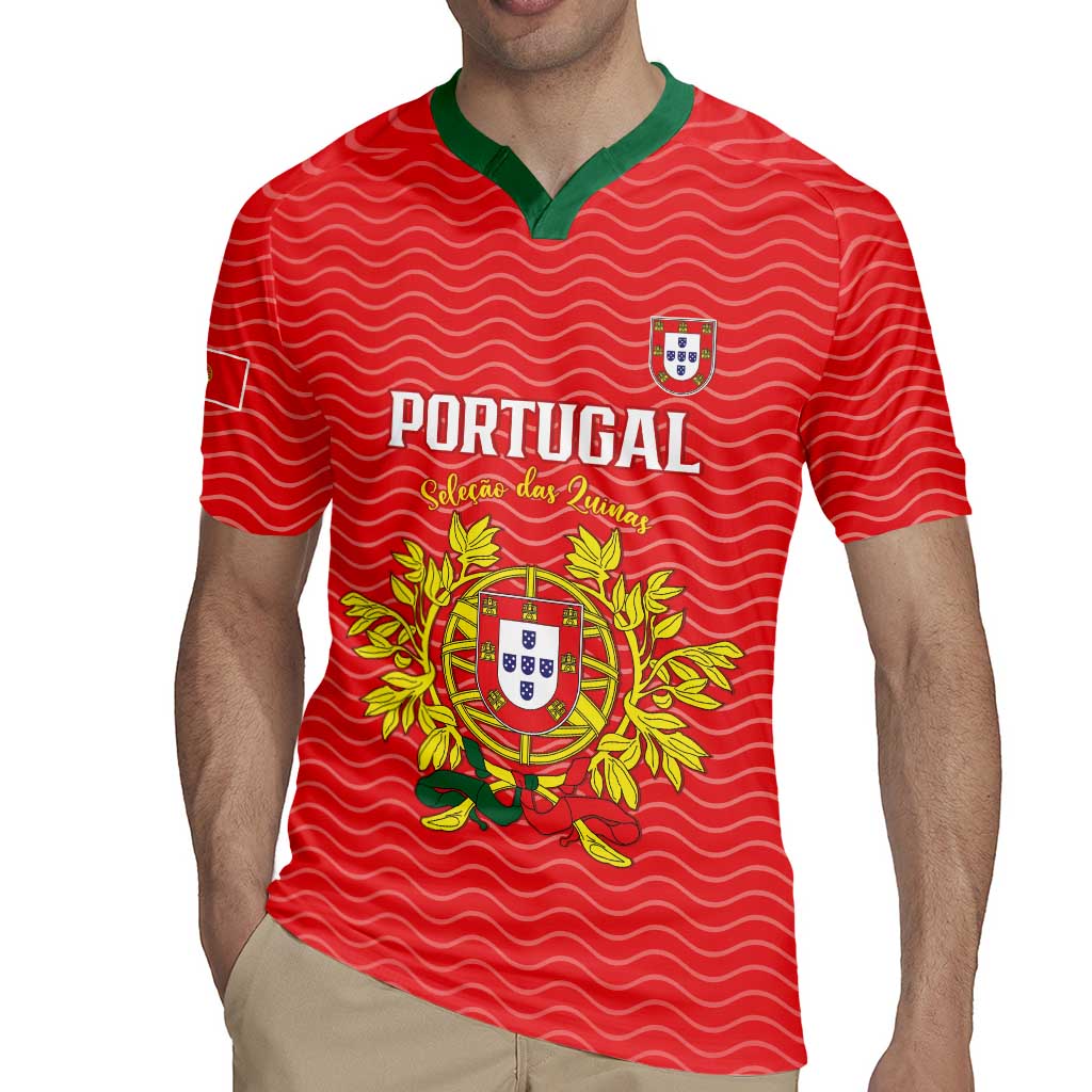 Custom Portugal Football 2026 Rugby Jersey Team of the Quincunxes - Wonder Print Shop