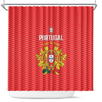 Portugal Football 2026 Shower Curtain Team of the Quincunxes - Wonder Print Shop