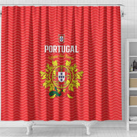 Portugal Football 2026 Shower Curtain Team of the Quincunxes - Wonder Print Shop