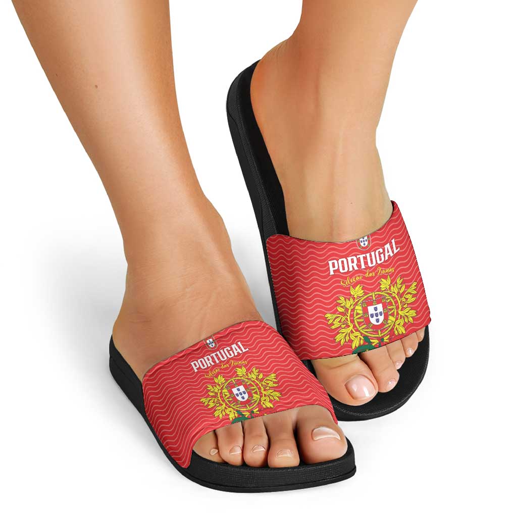 Portugal Football 2026 Slide Sandals Team of the Quincunxes - Wonder Print Shop