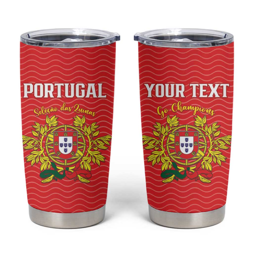 Custom Portugal Football 2026 Tumbler Cup Team of the Quincunxes - Wonder Print Shop