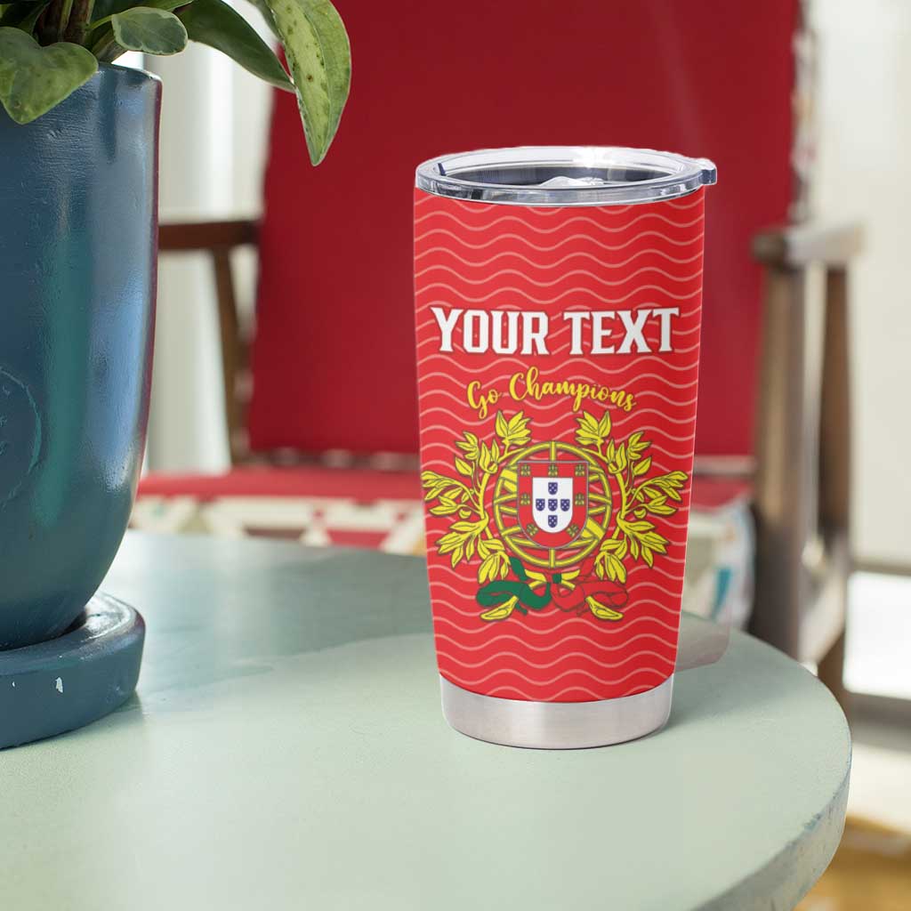 Custom Portugal Football 2026 Tumbler Cup Team of the Quincunxes - Wonder Print Shop