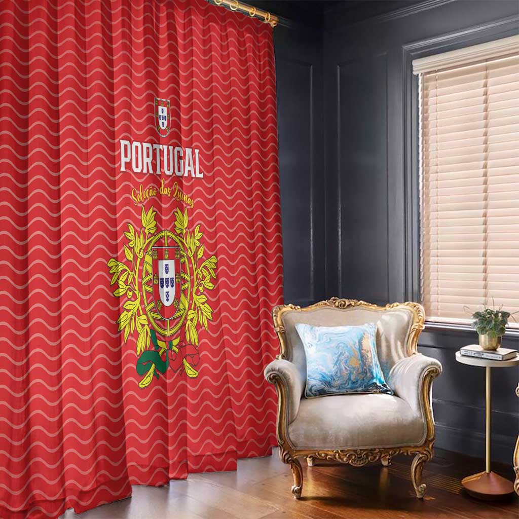 Portugal Football 2026 Window Curtain Team of the Quincunxes - Wonder Print Shop