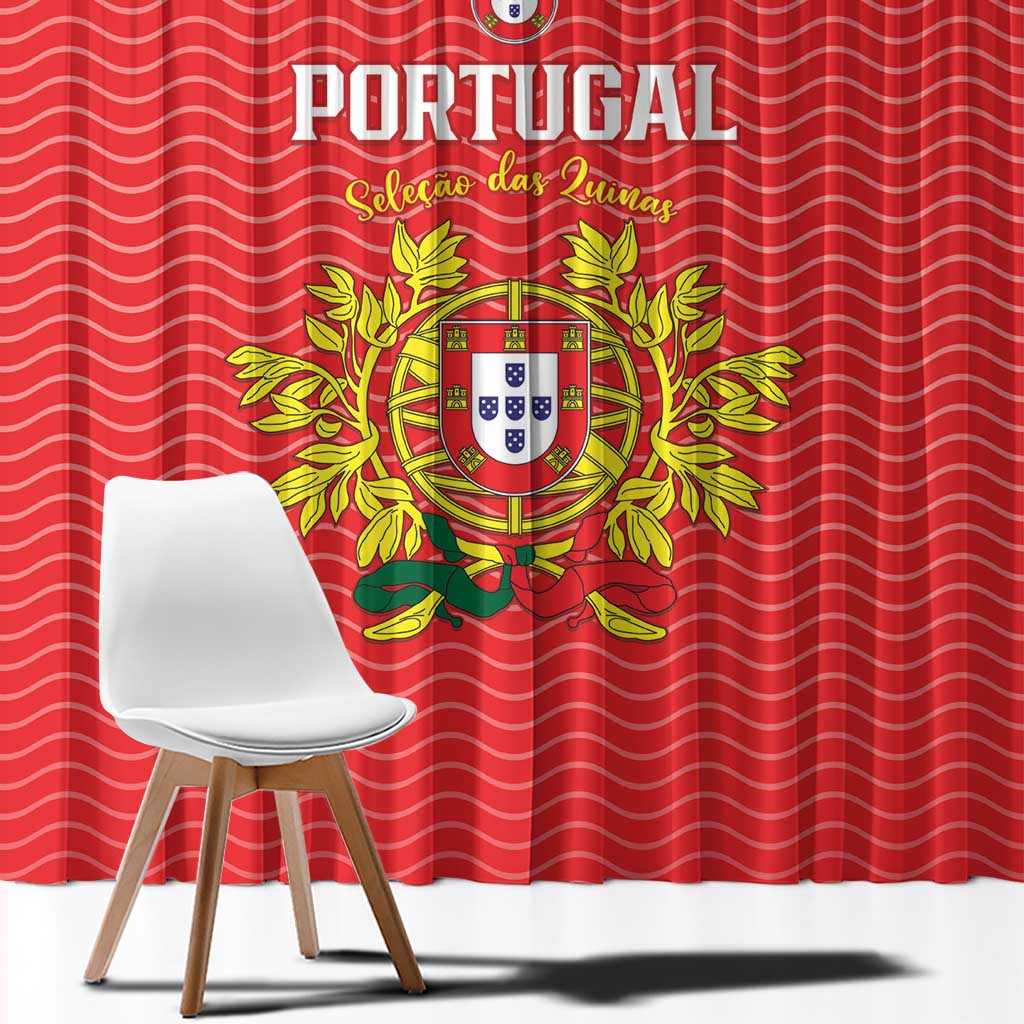Portugal Football 2026 Window Curtain Team of the Quincunxes - Wonder Print Shop