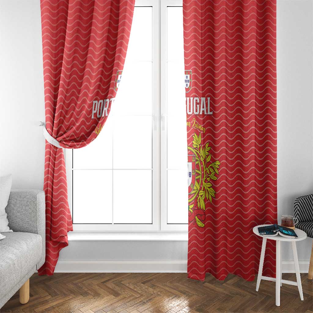 Portugal Football 2026 Window Curtain Team of the Quincunxes - Wonder Print Shop