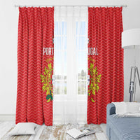 Portugal Football 2026 Window Curtain Team of the Quincunxes - Wonder Print Shop