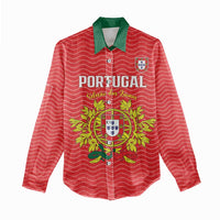 Custom Portugal Football 2026 Women Casual Shirt Team of the Quincunxes - Wonder Print Shop