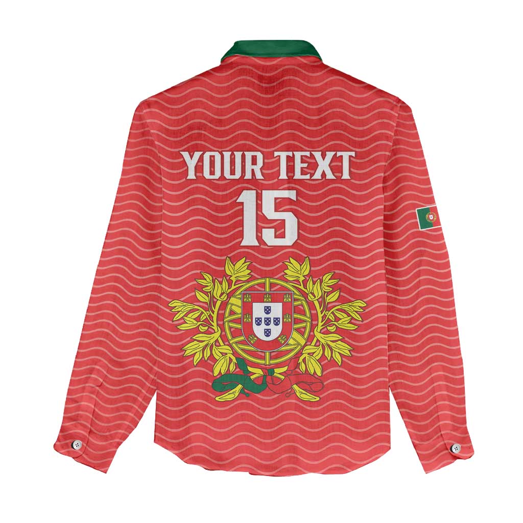 Custom Portugal Football 2026 Women Casual Shirt Team of the Quincunxes - Wonder Print Shop