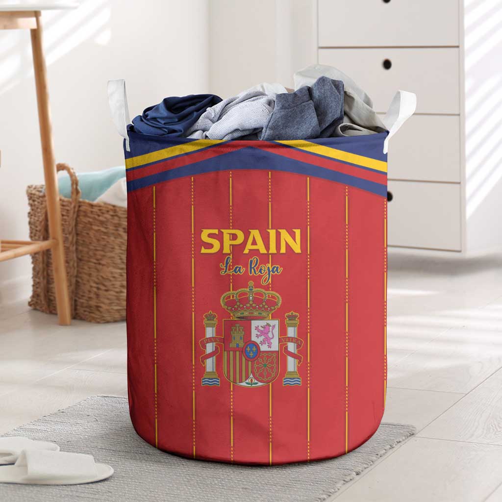 Spain Football 2026 Laundry Basket Go Champions La Roja - Wonder Print Shop