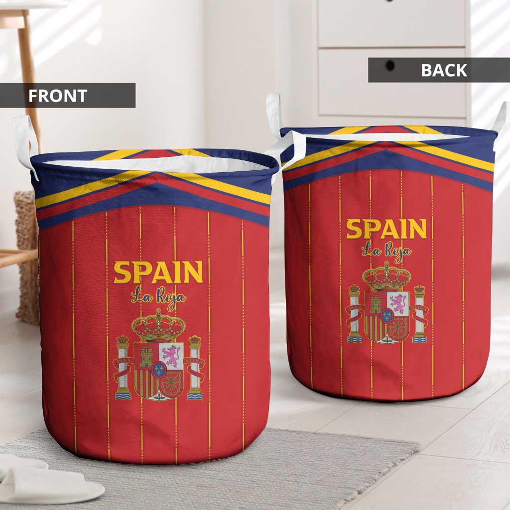 Spain Football 2026 Laundry Basket Go Champions La Roja - Wonder Print Shop
