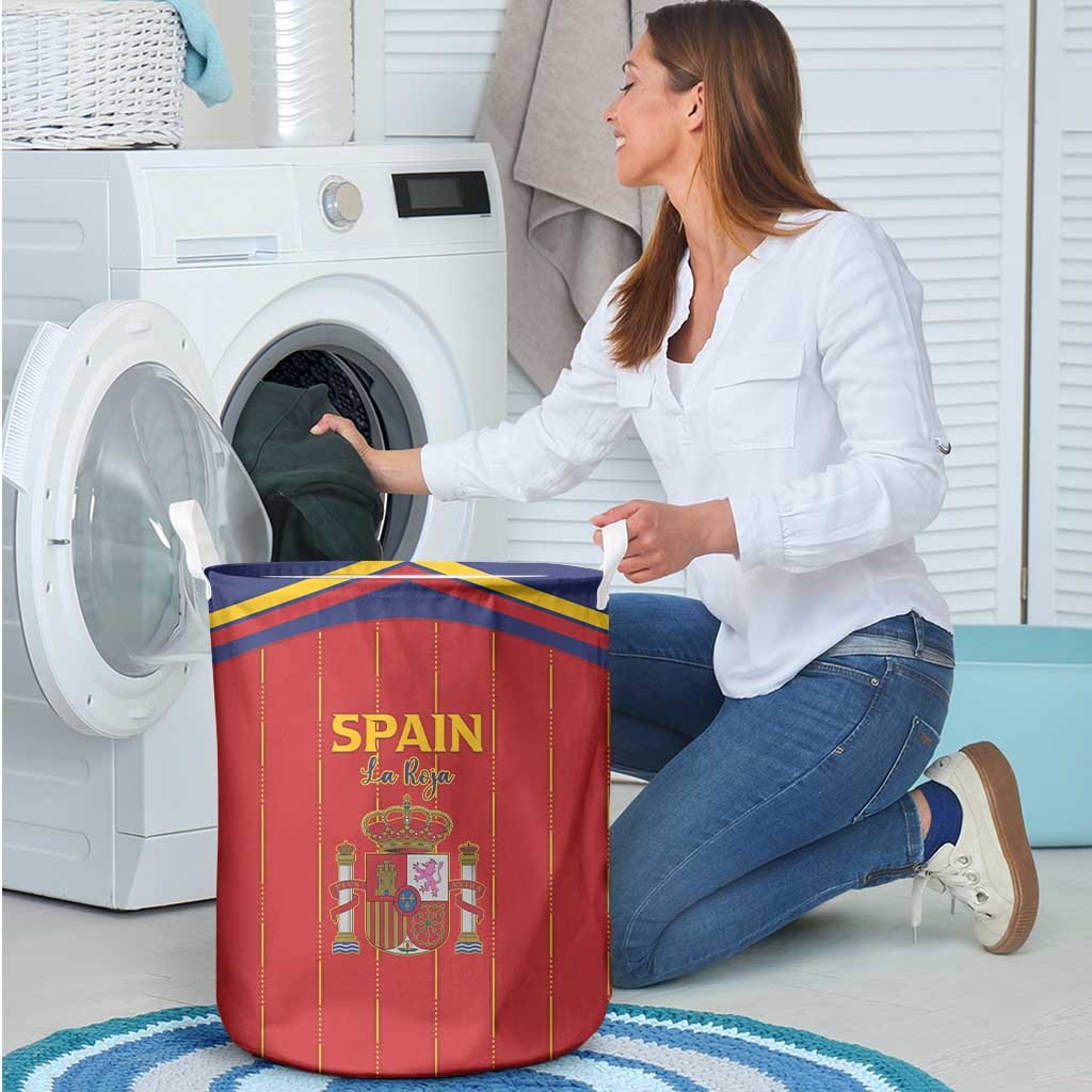 Spain Football 2026 Laundry Basket Go Champions La Roja - Wonder Print Shop