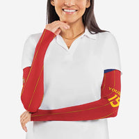 Custom Spain Football 2026 Arm Sleeves Go Champions La Roja - Wonder Print Shop