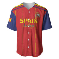 Custom Spain Football 2026 Baseball Jersey Go Champions La Roja - Wonder Print Shop