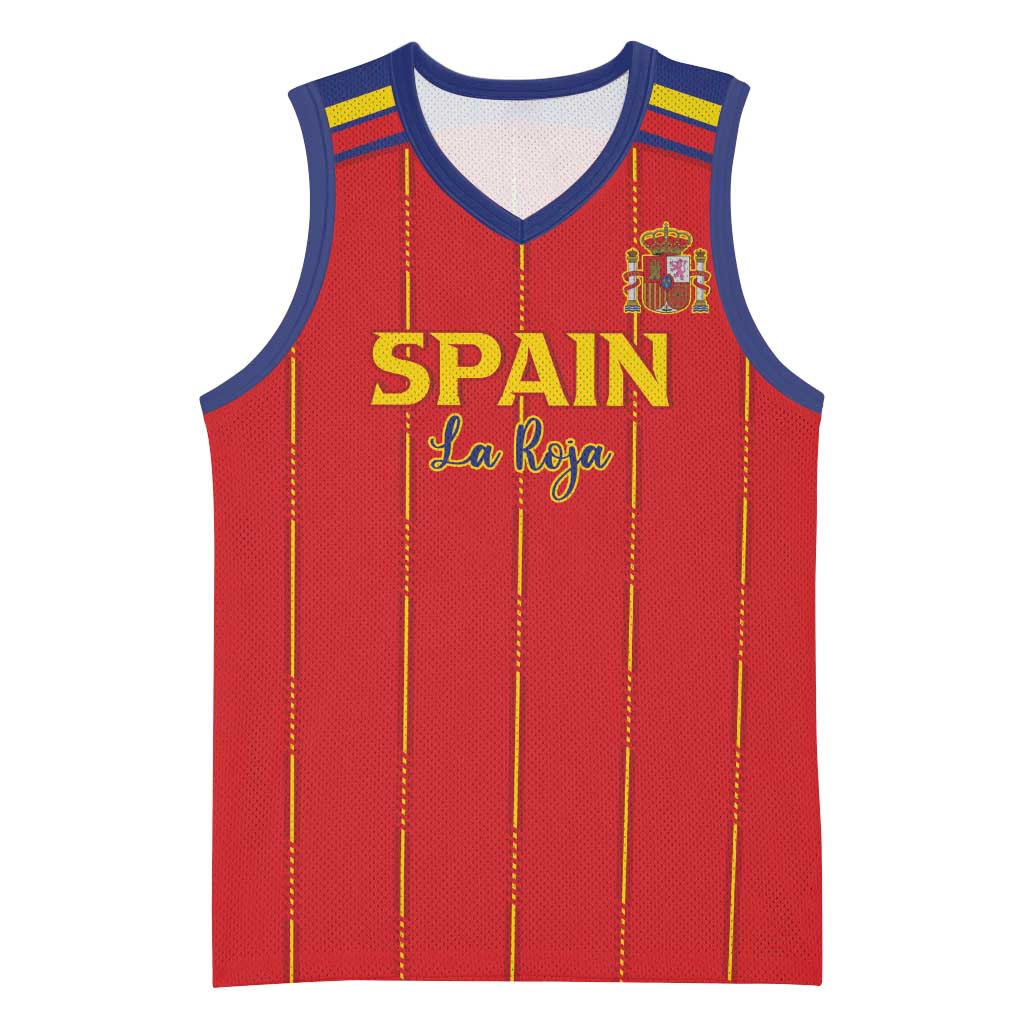 Custom Spain Football 2026 Basketball Jersey Go Champions La Roja - Wonder Print Shop