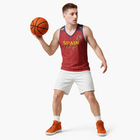 Custom Spain Football 2026 Basketball Jersey Go Champions La Roja - Wonder Print Shop