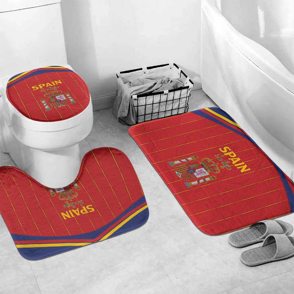 Spain Football 2026 Bathroom Set Go Champions La Roja - Wonder Print Shop