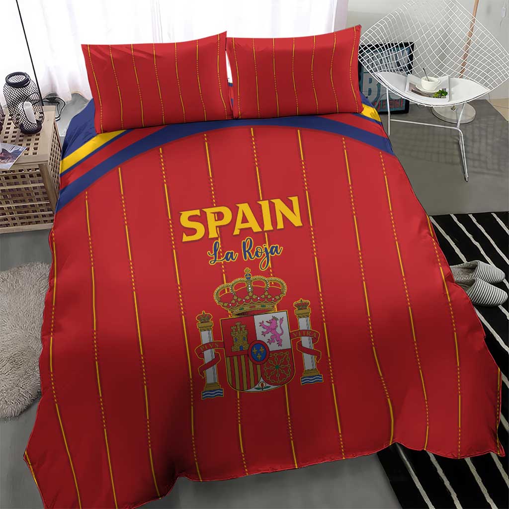 Spain Football 2026 Bedding Set Go Champions La Roja - Wonder Print Shop