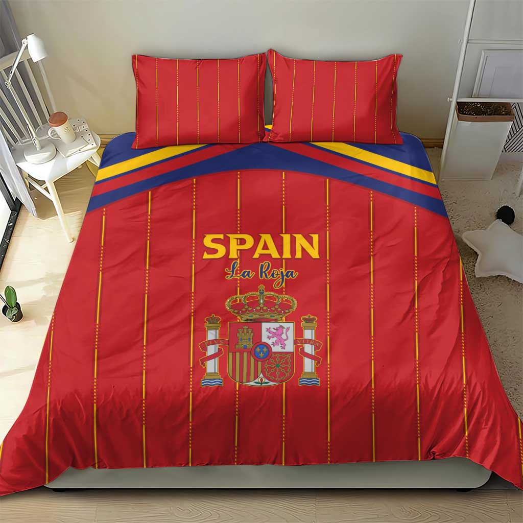 Spain Football 2026 Bedding Set Go Champions La Roja - Wonder Print Shop