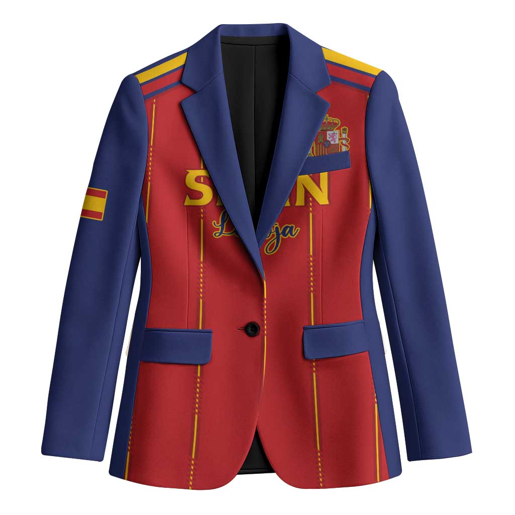 Custom Spain Football 2026 Blazer Go Champions La Roja - Wonder Print Shop