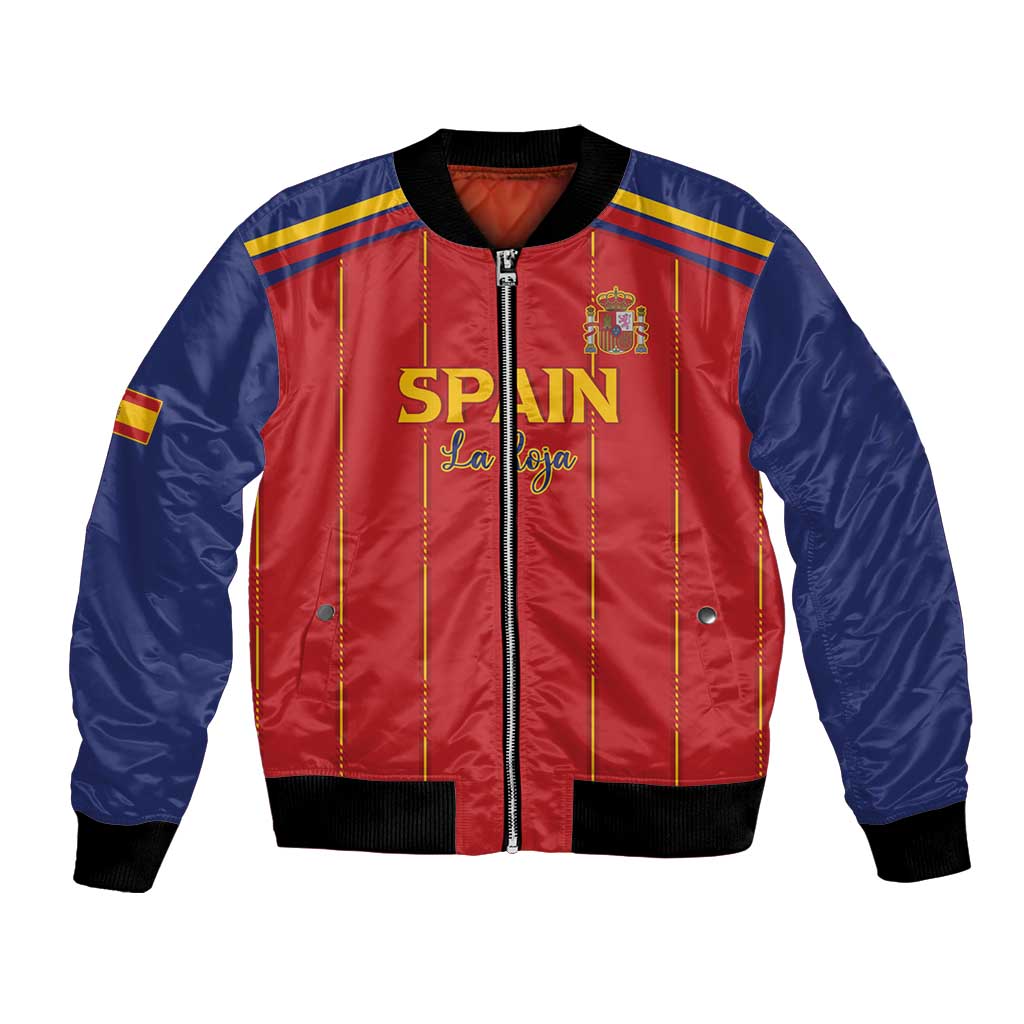 Custom Spain Football 2026 Bomber Jacket Go Champions La Roja - Wonder Print Shop