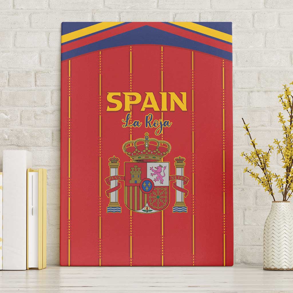 Spain Football 2026 Canvas Wall Art Go Champions La Roja - Wonder Print Shop