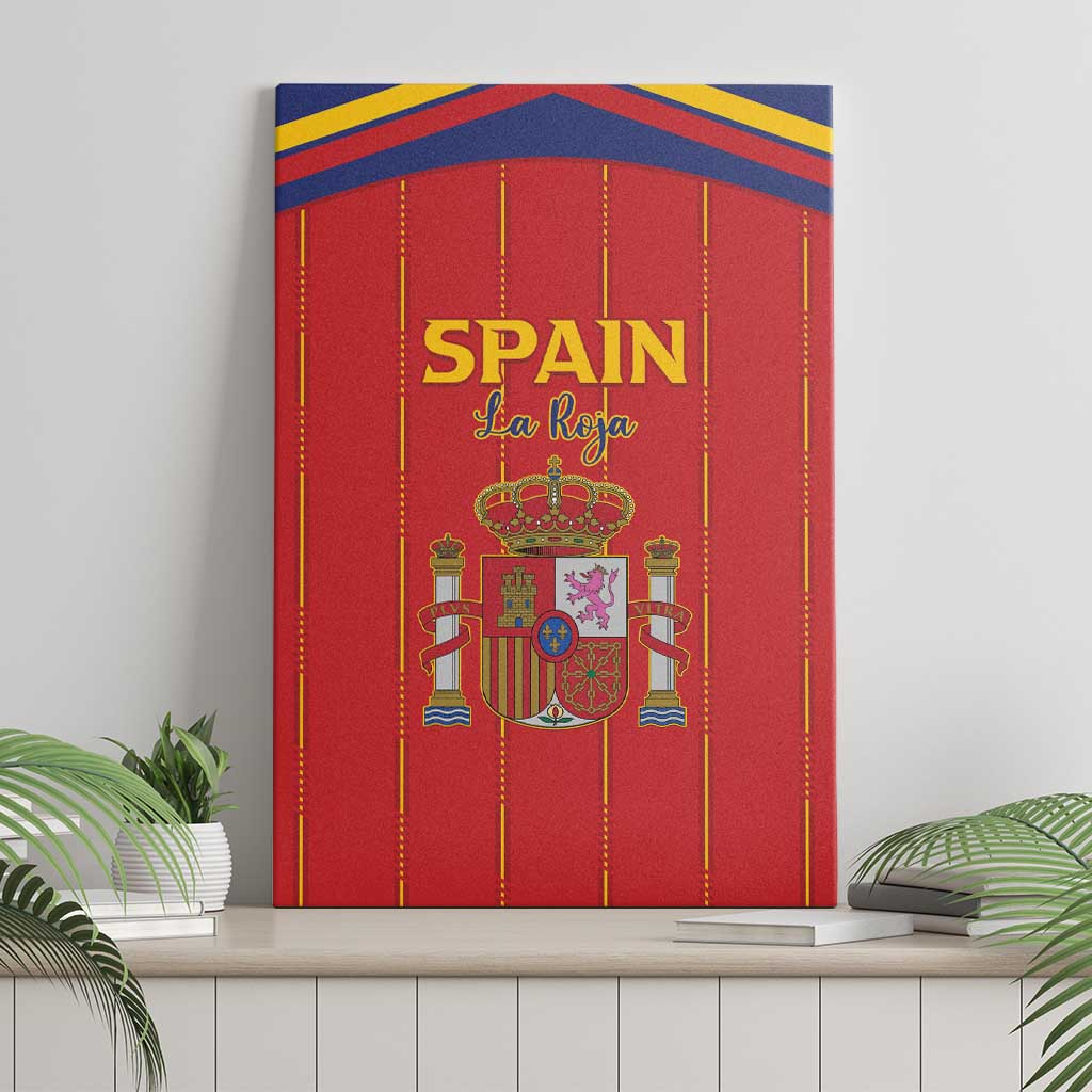 Spain Football 2026 Canvas Wall Art Go Champions La Roja - Wonder Print Shop