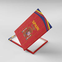 Spain Football 2026 Canvas Wall Art Go Champions La Roja - Wonder Print Shop