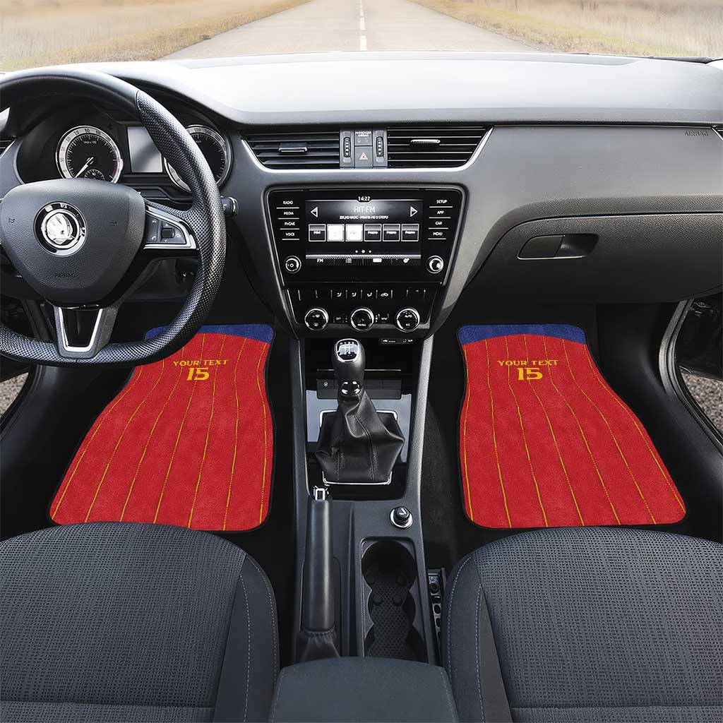 Custom Spain Football 2026 Car Mats Go Champions La Roja - Wonder Print Shop