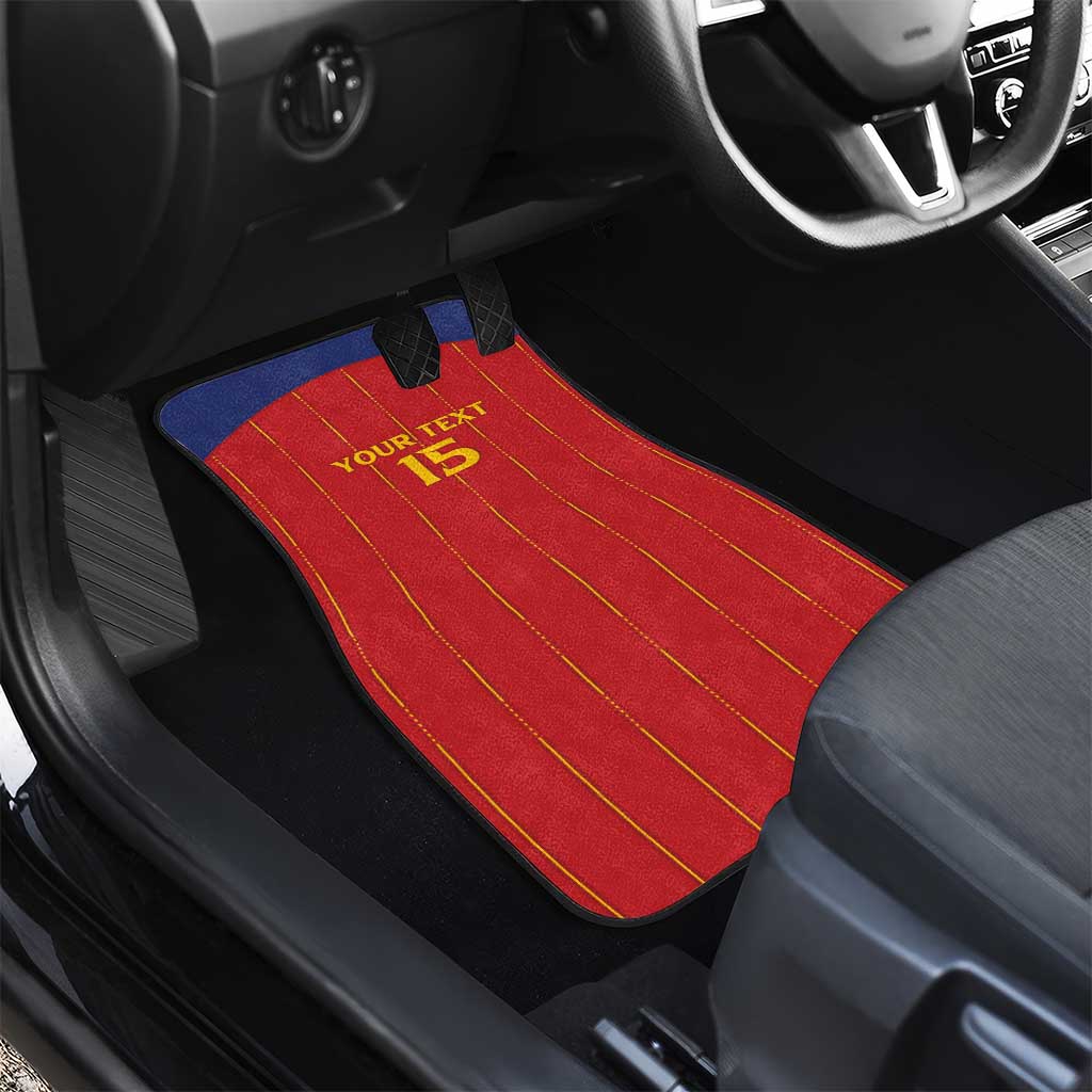 Custom Spain Football 2026 Car Mats Go Champions La Roja - Wonder Print Shop