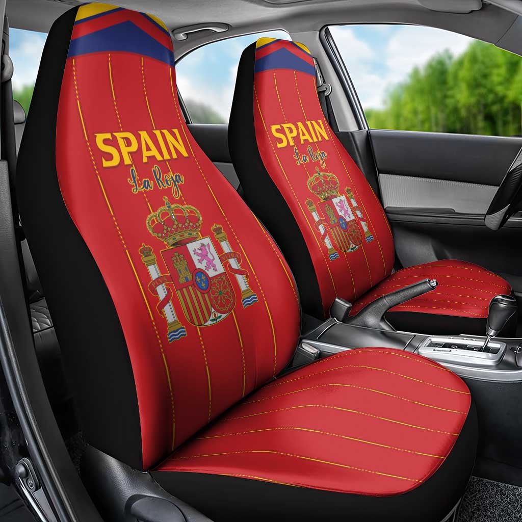 Spain Football 2026 Car Seat Cover Go Champions La Roja - Wonder Print Shop