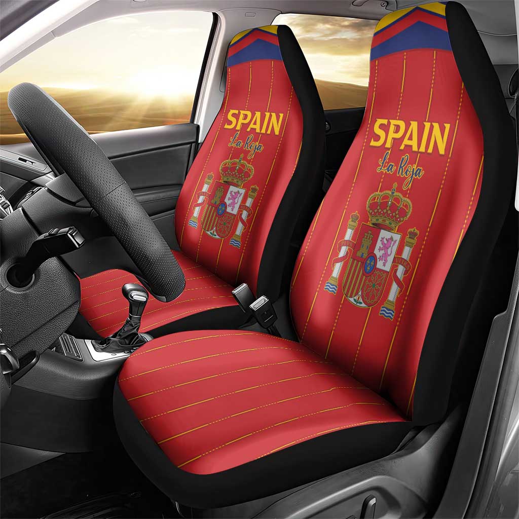 Spain Football 2026 Car Seat Cover Go Champions La Roja - Wonder Print Shop