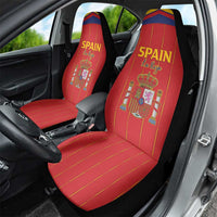 Spain Football 2026 Car Seat Cover Go Champions La Roja - Wonder Print Shop