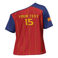 Custom Spain Football 2026 Cross Shoulder Shirt Go Champions La Roja - Wonder Print Shop