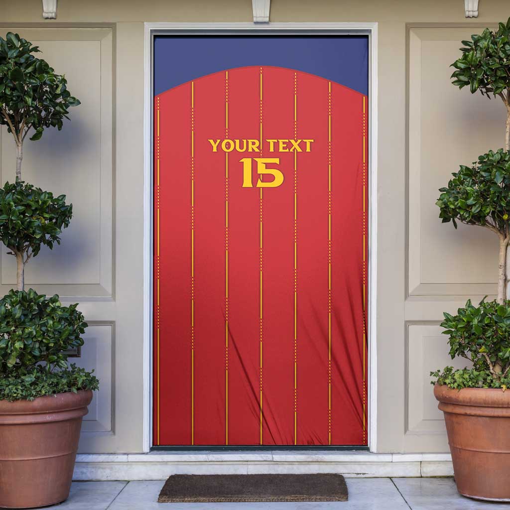 Custom Spain Football 2026 Door Cover Go Champions La Roja - Wonder Print Shop
