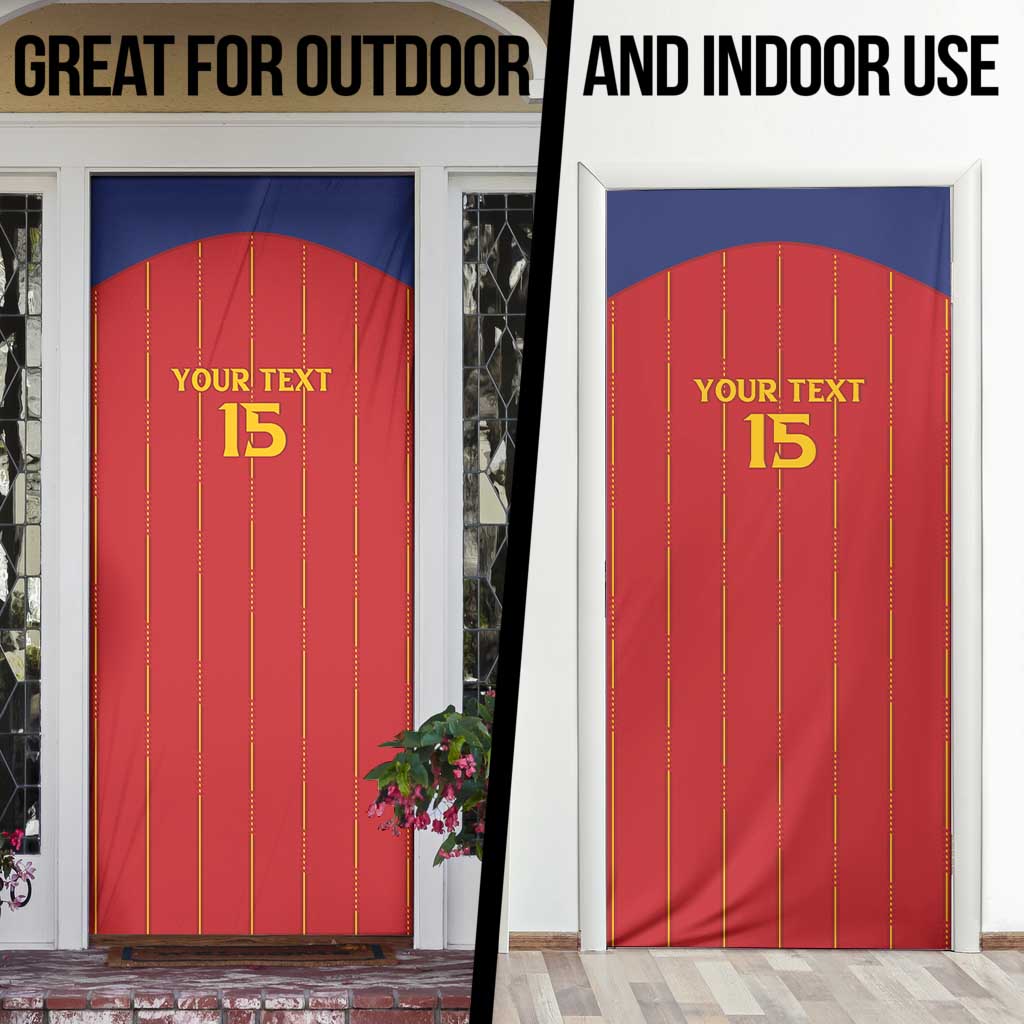 Custom Spain Football 2026 Door Cover Go Champions La Roja - Wonder Print Shop