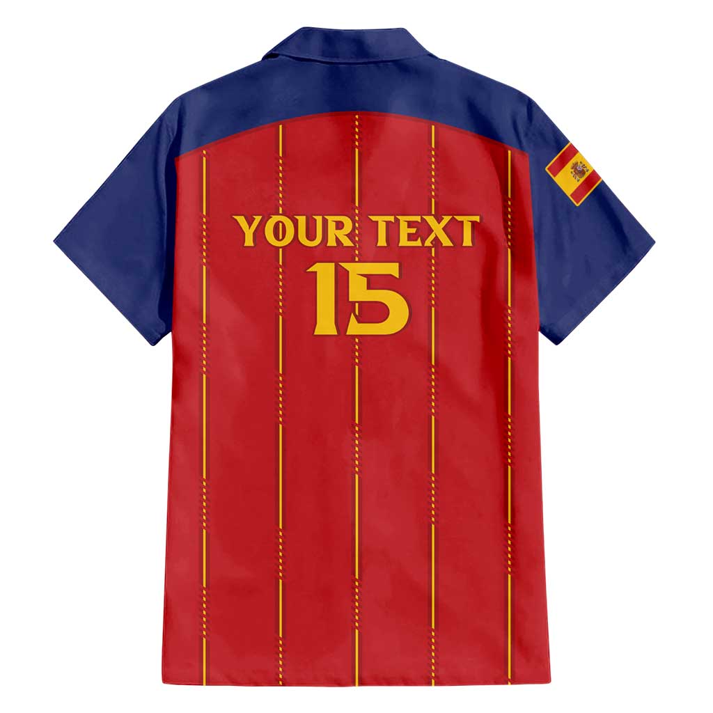 Custom Spain Football 2026 Family Matching Puletasi and Hawaiian Shirt Go Champions La Roja - Wonder Print Shop