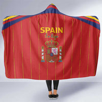 Spain Football 2026 Hooded Blanket Go Champions La Roja - Wonder Print Shop
