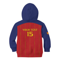 Custom Spain Football 2026 Kid Hoodie Go Champions La Roja - Wonder Print Shop