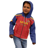 Custom Spain Football 2026 Kid Hoodie Go Champions La Roja - Wonder Print Shop
