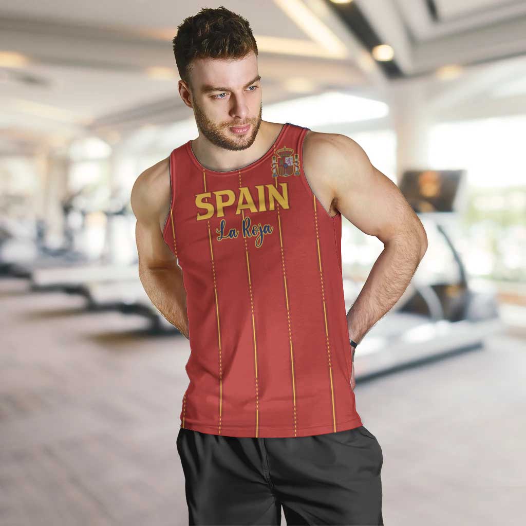 Custom Spain Football 2026 Men Tank Top Go Champions La Roja - Wonder Print Shop