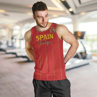 Custom Spain Football 2026 Men Tank Top Go Champions La Roja - Wonder Print Shop