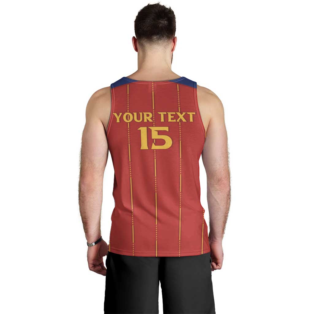 Custom Spain Football 2026 Men Tank Top Go Champions La Roja - Wonder Print Shop