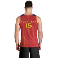 Custom Spain Football 2026 Men Tank Top Go Champions La Roja - Wonder Print Shop