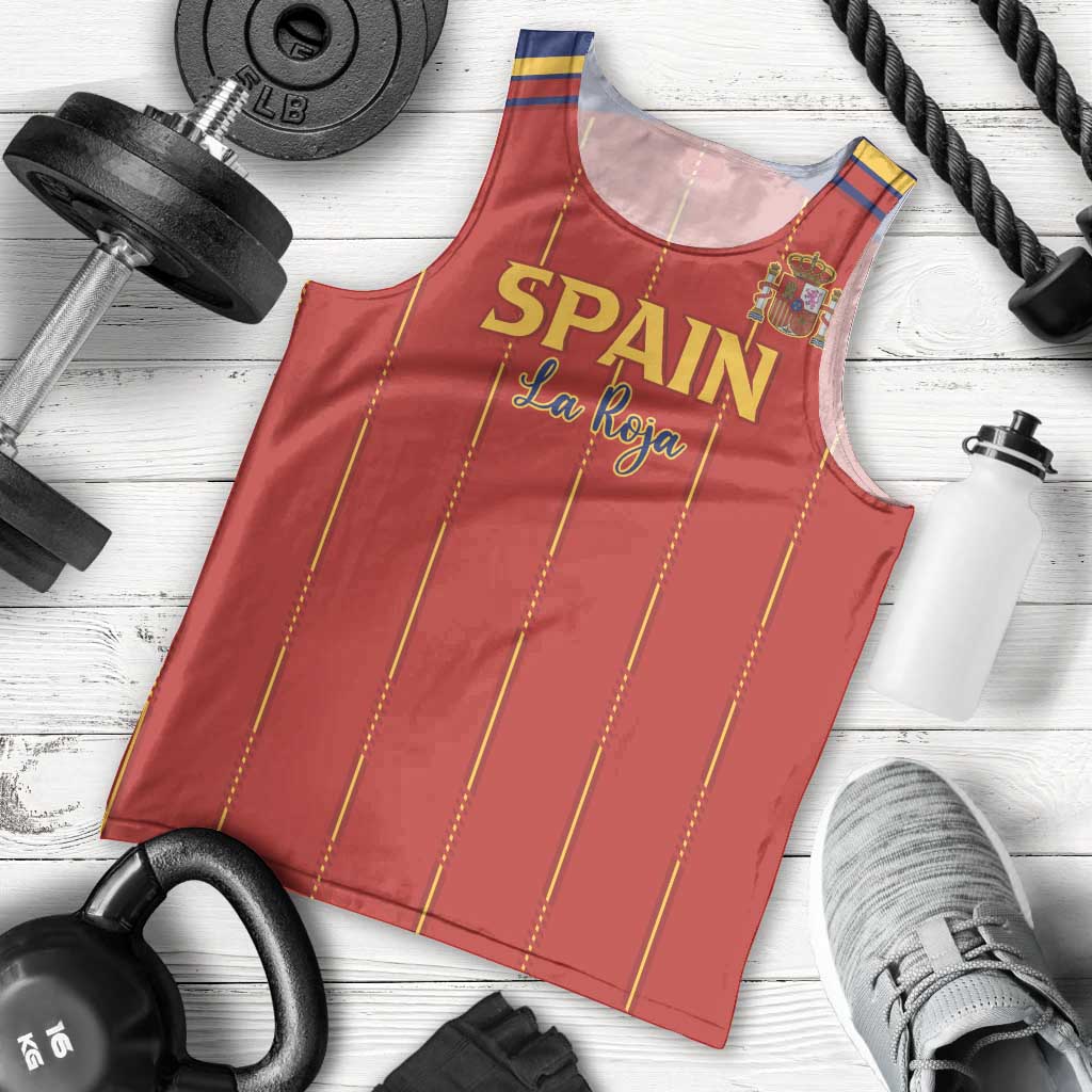 Custom Spain Football 2026 Men Tank Top Go Champions La Roja - Wonder Print Shop